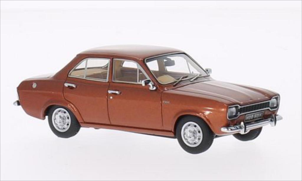 Ford Escort 1/43 Kess MK 1 1100 XL bronze 1973 modelauto