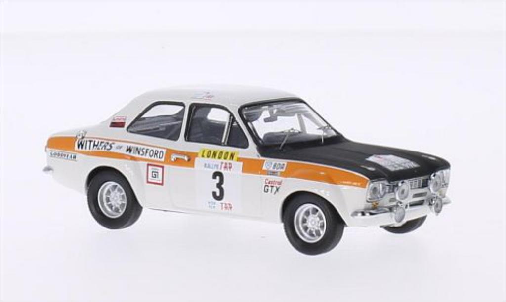 Ford Escort 1/43 Trofeu MK I 1600TC RHD No.3 Withers of Winsford Rallye WM Rallye Portugal 1971 /H.Lindon modelauto
