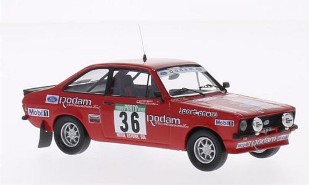 Ford Escort 1/43 Trofeu MK II 2000 No.36 Rodam Rallye WM Rallye Portugal 1985 modelauto