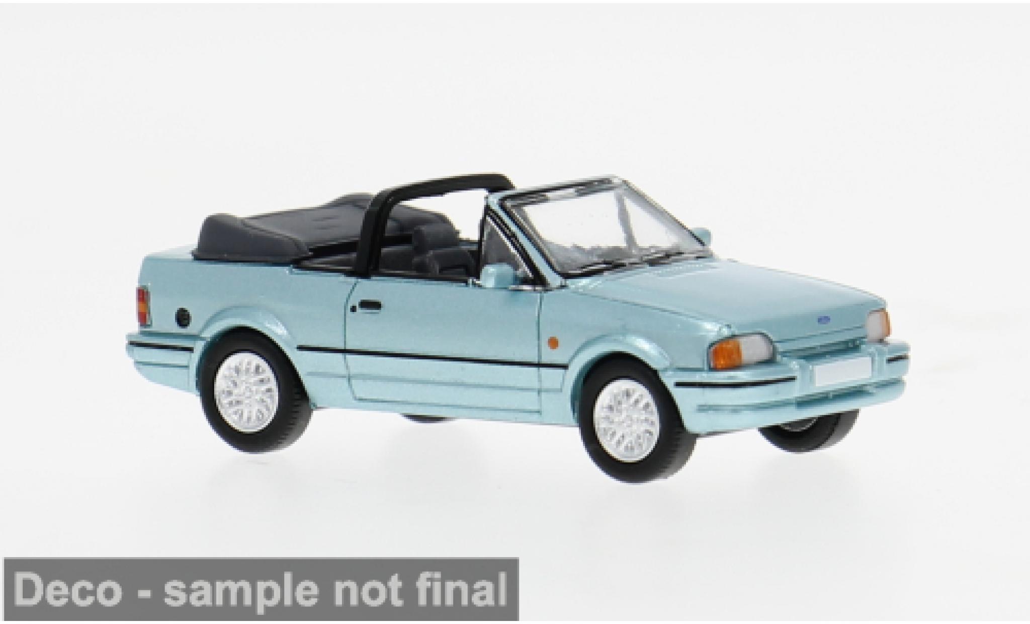Ford Escort 1/87 PCX87 MK IV Cabriolet turquoise 1986 1:87 modelauto