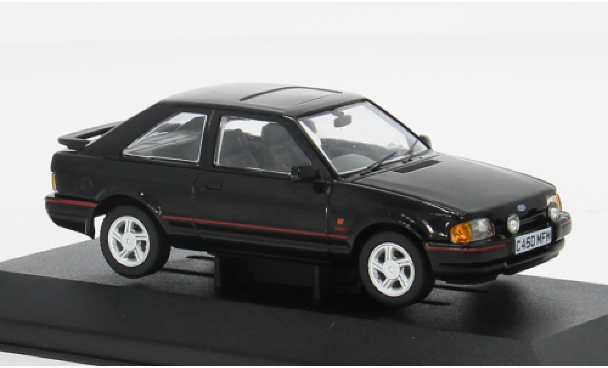 Ford Escort 1/43 Corgi Mk IV XR3i zwart/rood 1986 1:43 modelauto