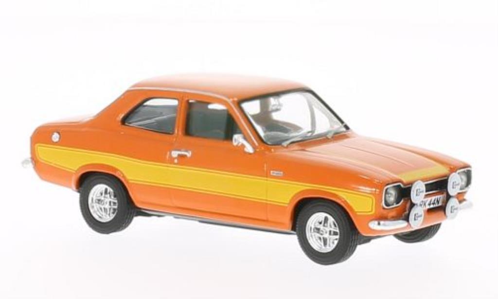 Ford Escort 1/43 Vanguards Mk1 2000 oranje/geel modelauto