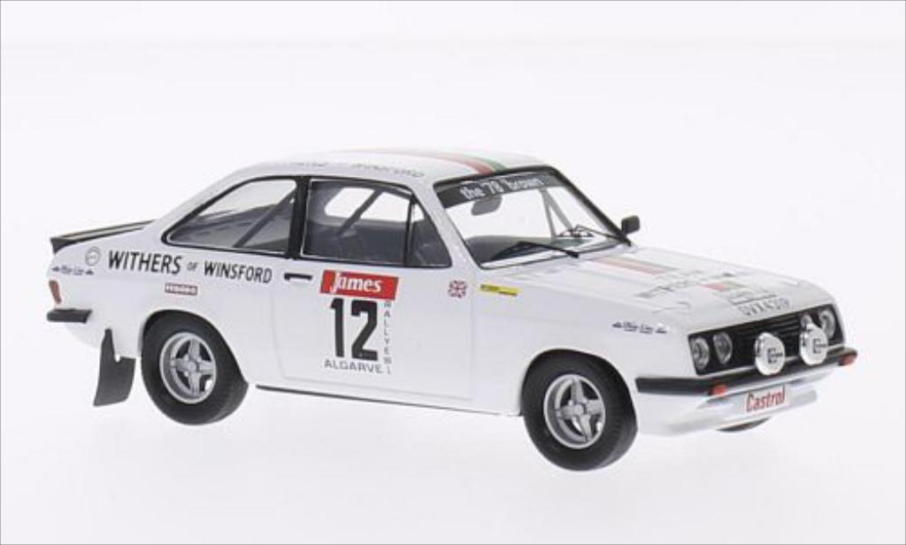 Ford Escort 1/43 Trofeu MKII 2000 No.12 Castrol Rallye WM Rallye Algarve 1978 /K.Wood modelauto