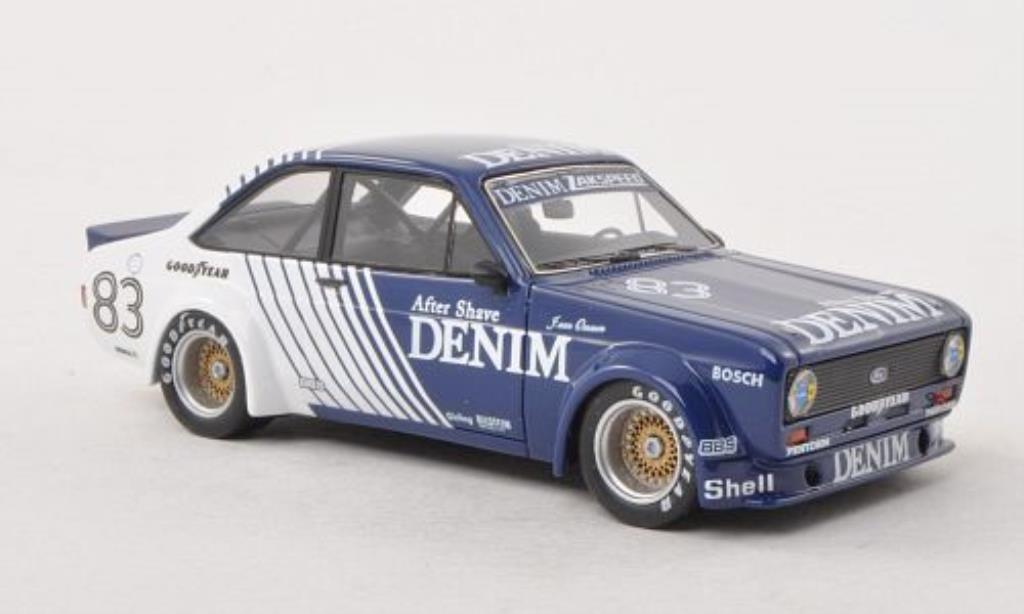Ford Escort 1/43 Neo MkII Gr.2 No.83 Denim Bergischer Lowe Zolder 1982 modelauto