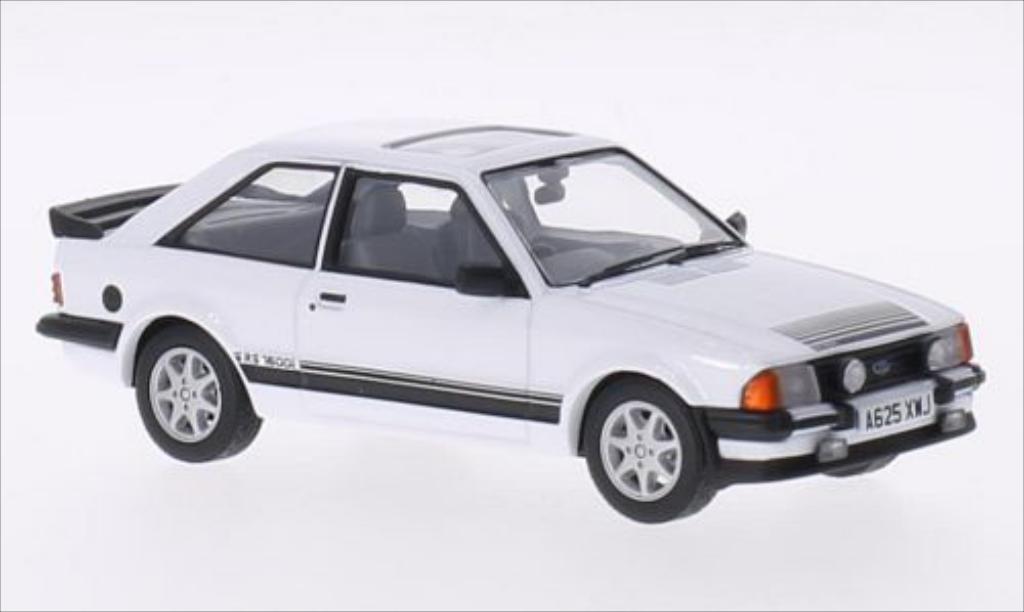Ford Escort 1/43 Vanguards MkIII 1600i wit RHD 1983 modelauto