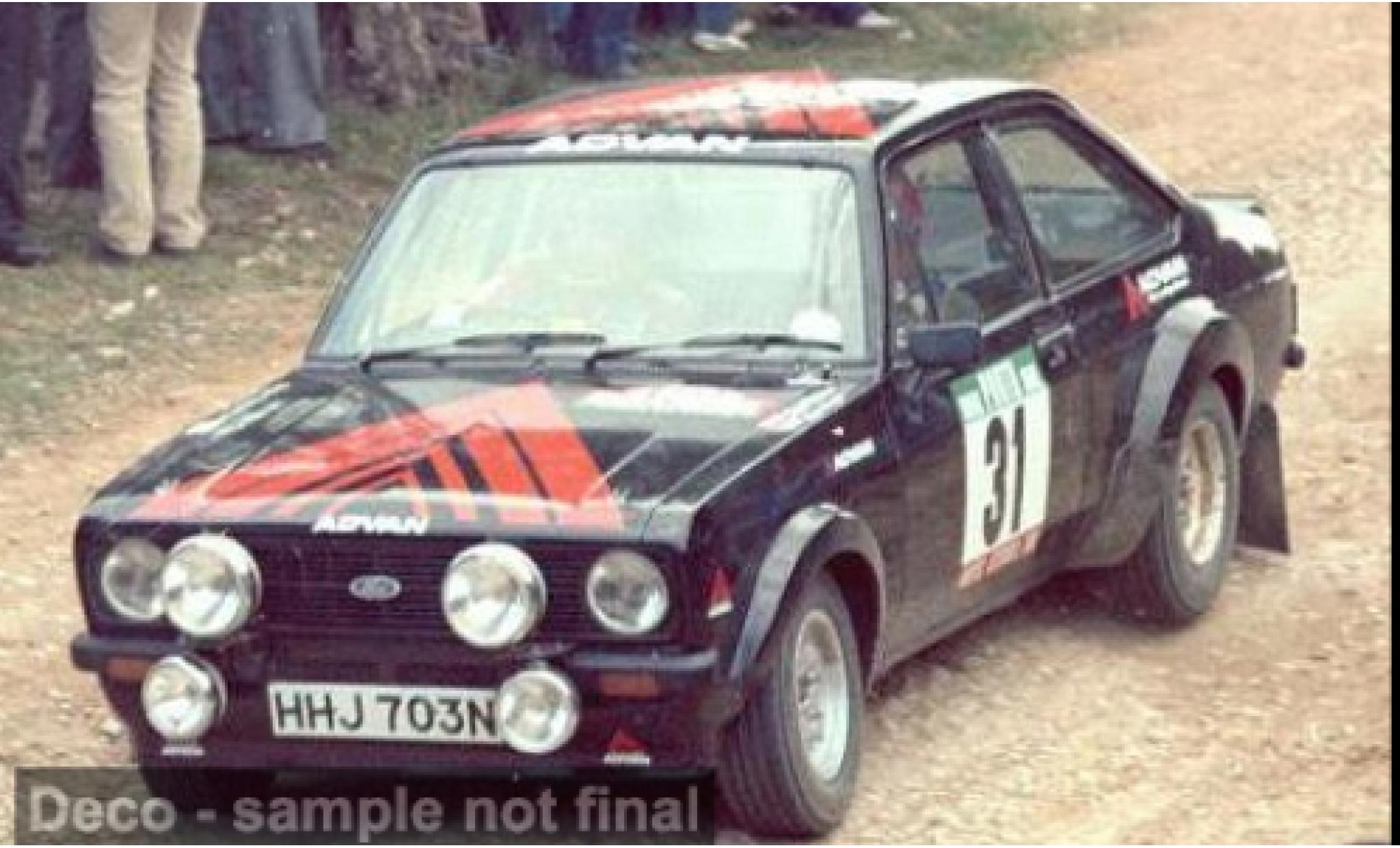 Ford Escort 1/43 Vitesse RS 1800 Rally Portugal 1981 #31 K.Shinozuka/B.Harris 1:43 modelauto