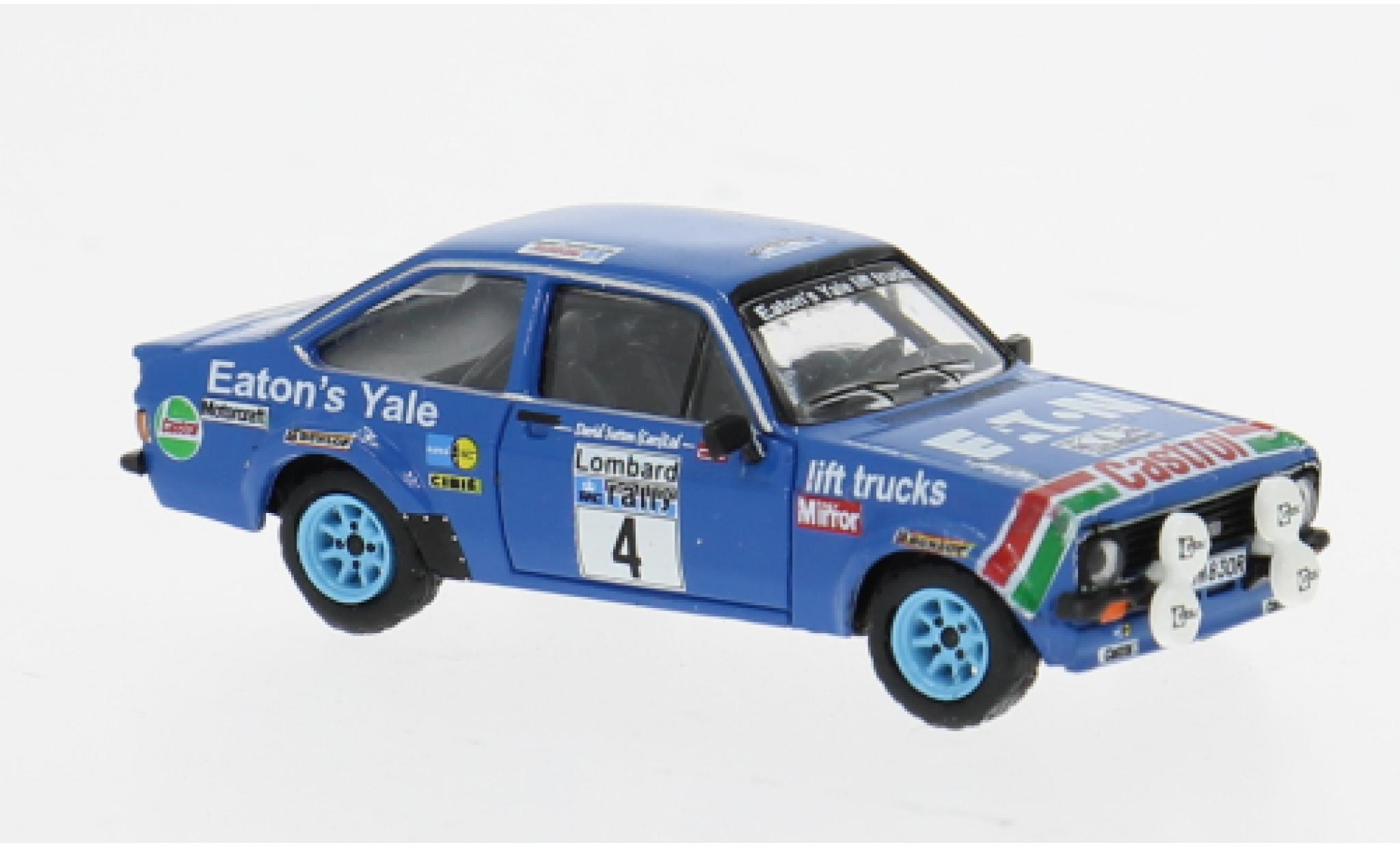 Ford Escort 1/87 Brekina RS 1800 Rallye RAC Lombard 1978 #4 H.Mikkola 1:87 modelauto
