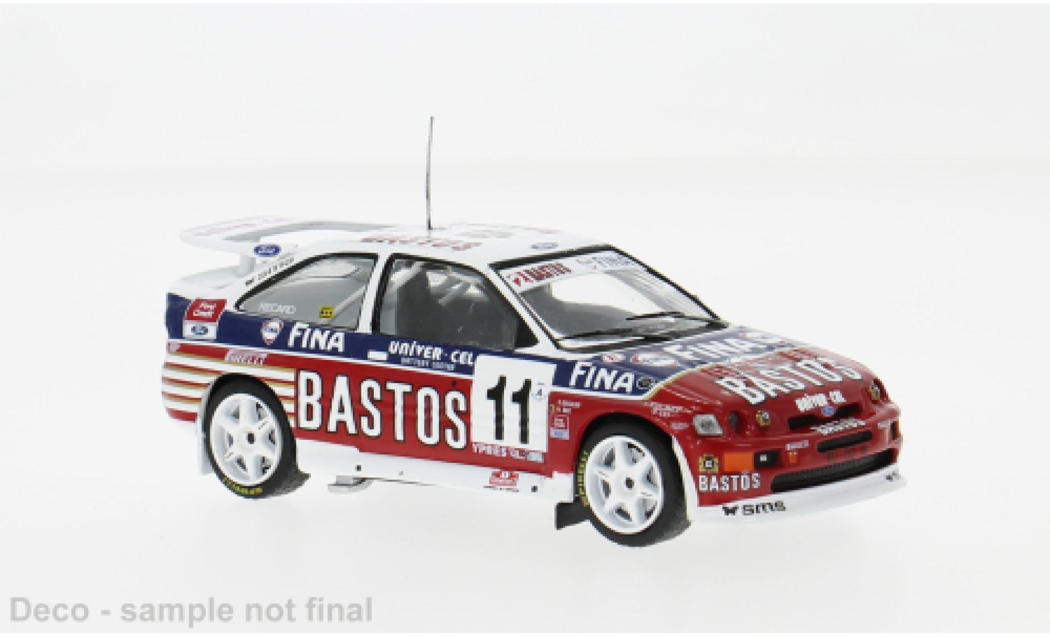 Ford Escort 1/43 IXO RS Cosworth Rally Ypres 1995 #11 M.Duez/D.Grataloup 1:43 modelauto