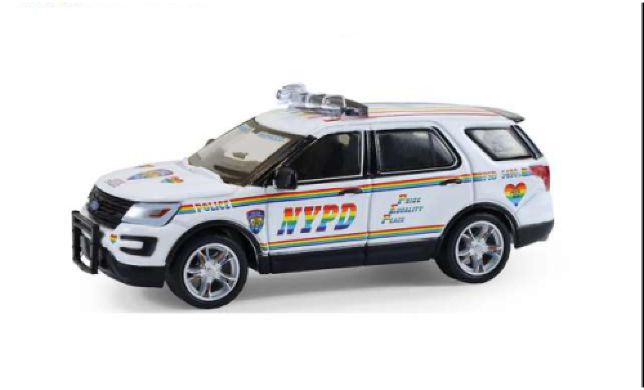Ford Explorer 1/64 Greenlight 2016 NYPD 1:64 modelauto