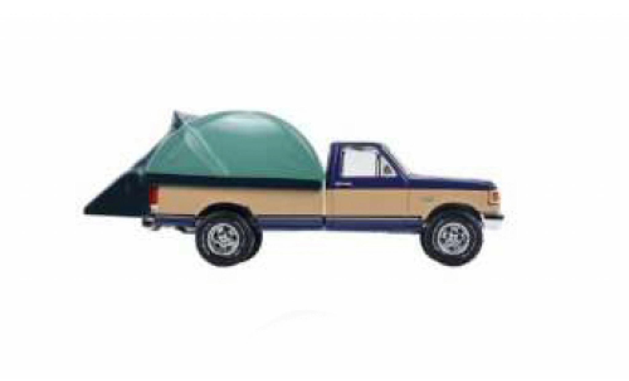 Ford F-1 1/64 Greenlight 50 XLT blauw/beige 1987 1:64 modelauto