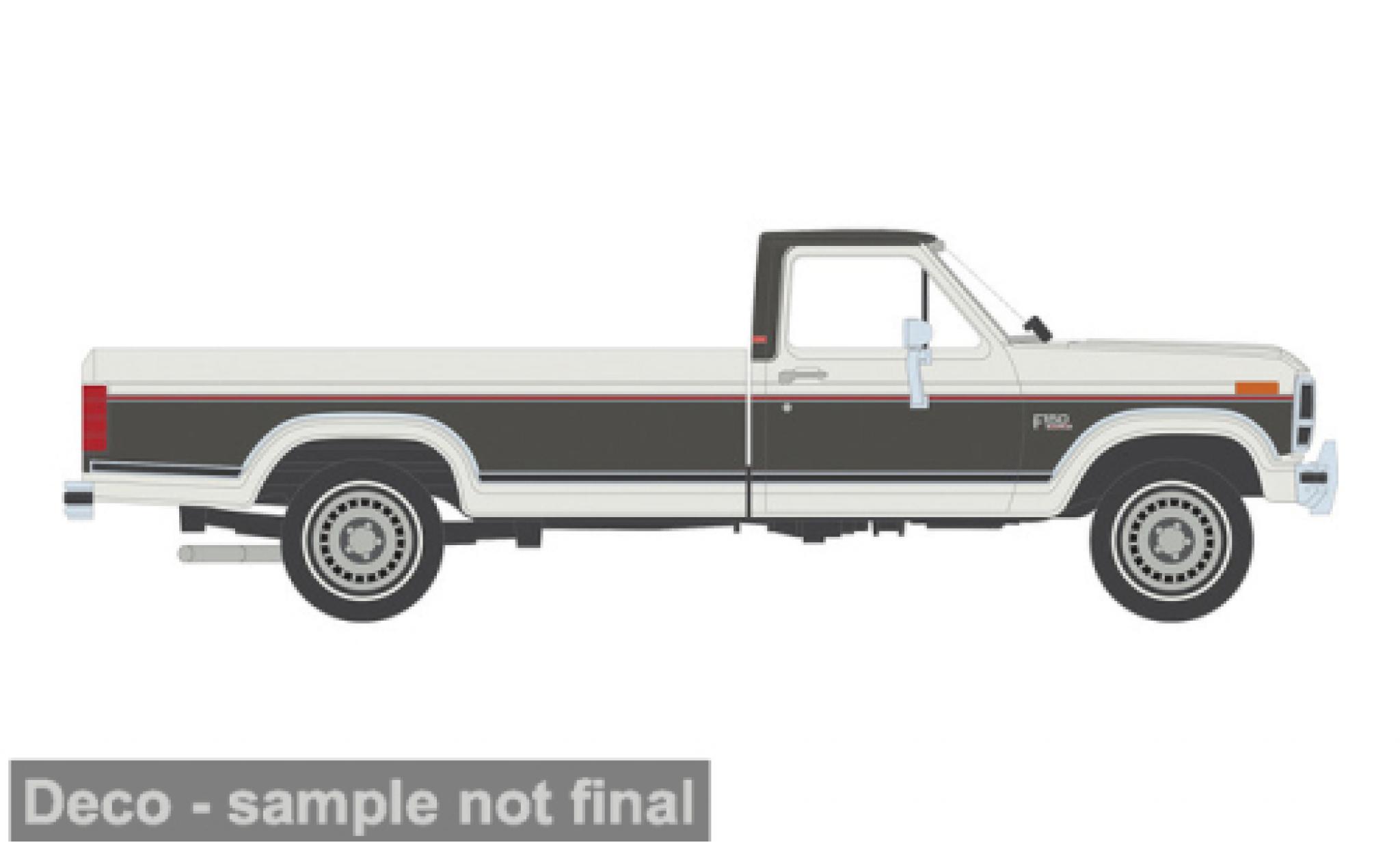 Ford F-1 1/64 IXO America 50 XLT wit/grijs 1986 1:64 modelauto