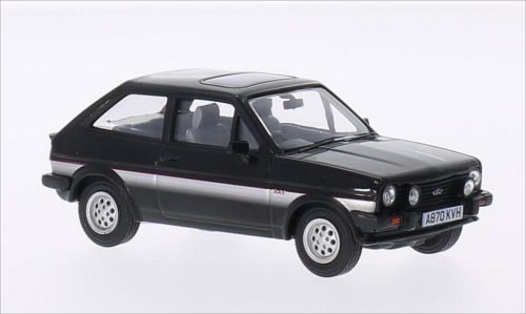 Ford Fiesta 1/43 Vanguards Mk1 XR2 zwart/grijs RHD modelauto