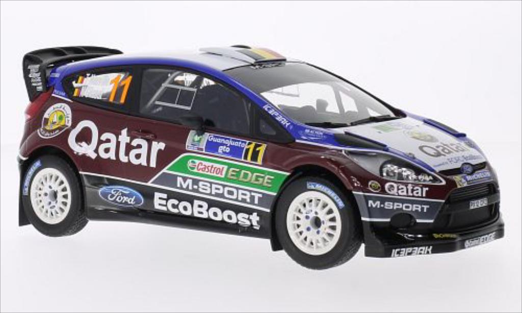 Ford Fiesta 1/18 Minichamps WRC No.11 Qatar M-Sport World Rally Team Castrol Rallye WM Rallye Mexico 2013 /N.Gilsoul modelauto