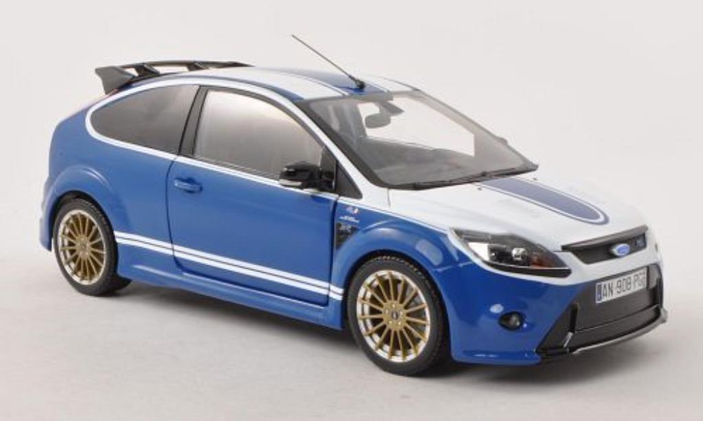 Ford Focus RS 1/18 Minichamps RS Le Mans Classic Edition blauw/wit 2010 modelauto