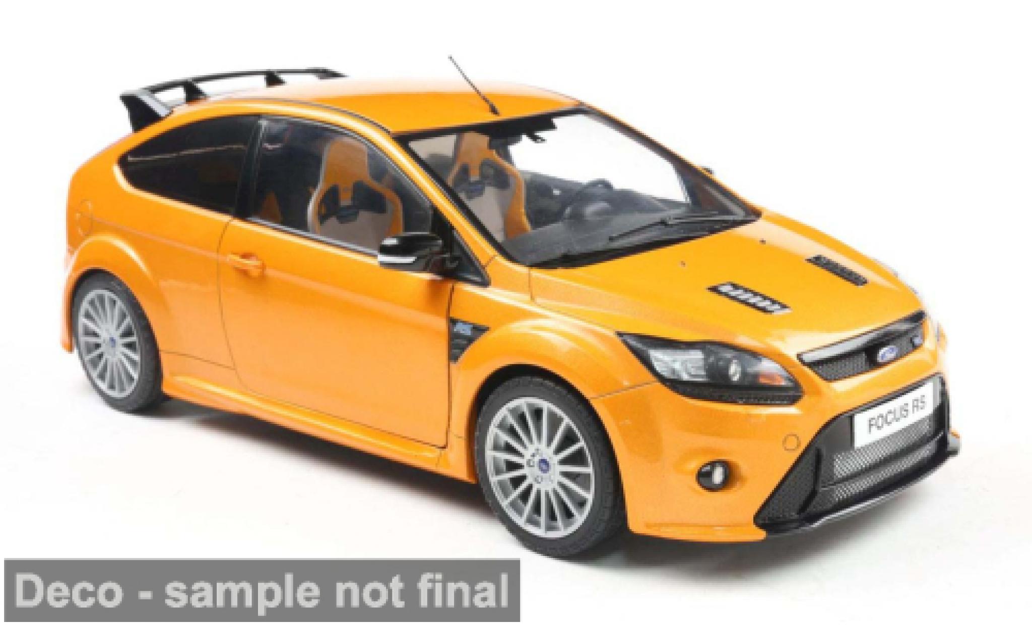 Ford Focus 1/18 Solido RS MK2 oranje 2009 1:18 modelauto