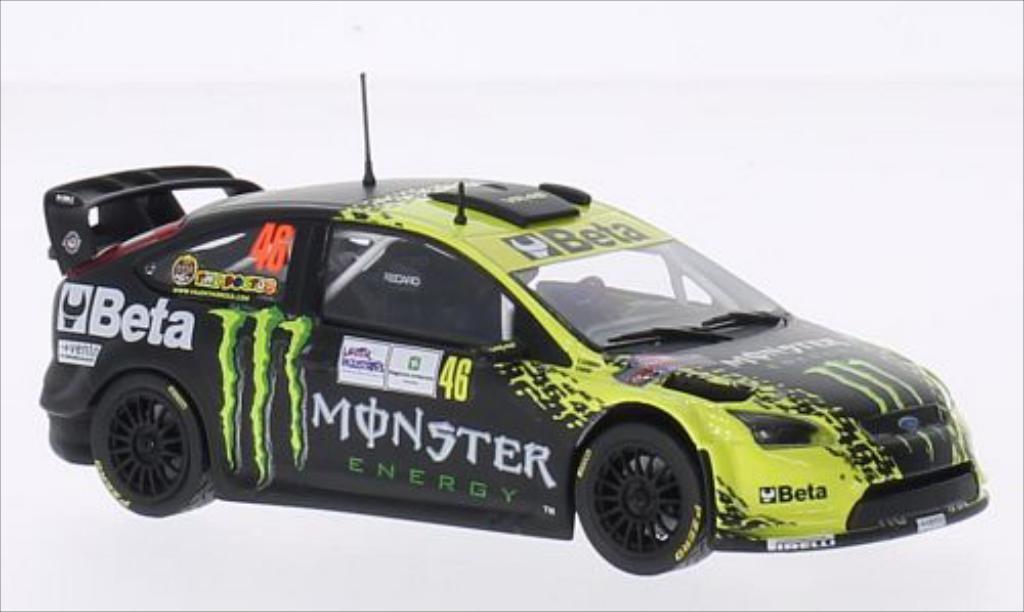 Ford Focus RS 1/43 Minichamps RS WRC No.46 Beta WRC Rallye Monza 2009 modelauto