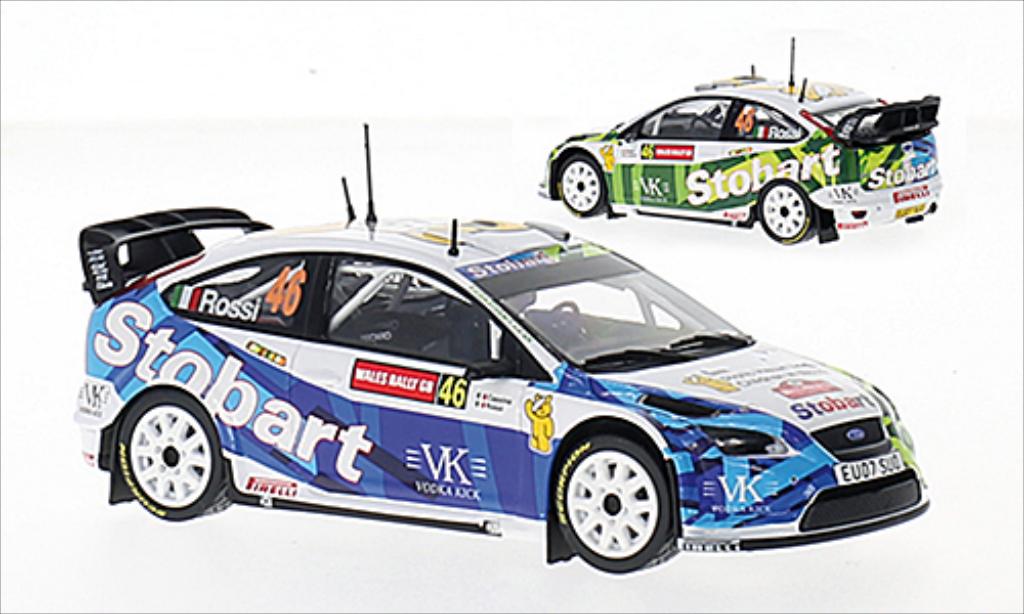 Ford Focus RS 1/43 Minichamps RS WRC No.46 M-Sport Stobart WRC Rallye Wales 2008 /C.Cassina modelauto