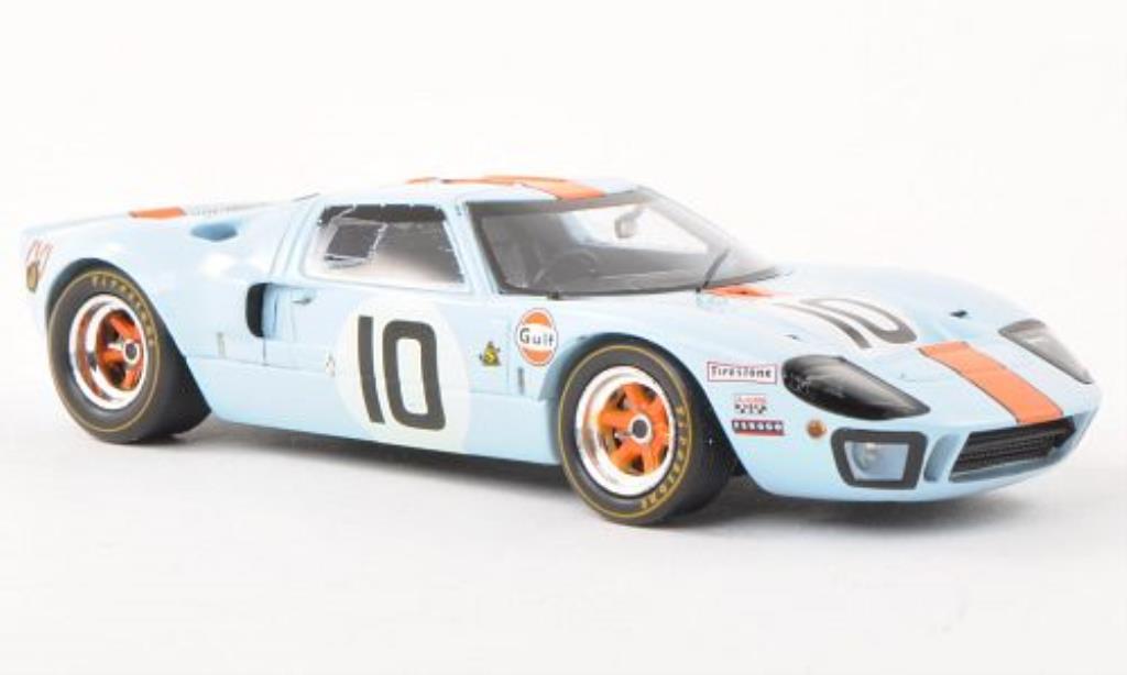 Ford GT40 1/43 Spark GT 40 No.10 Gulf 24h Le Mans 1968 /D.Hopps modelauto
