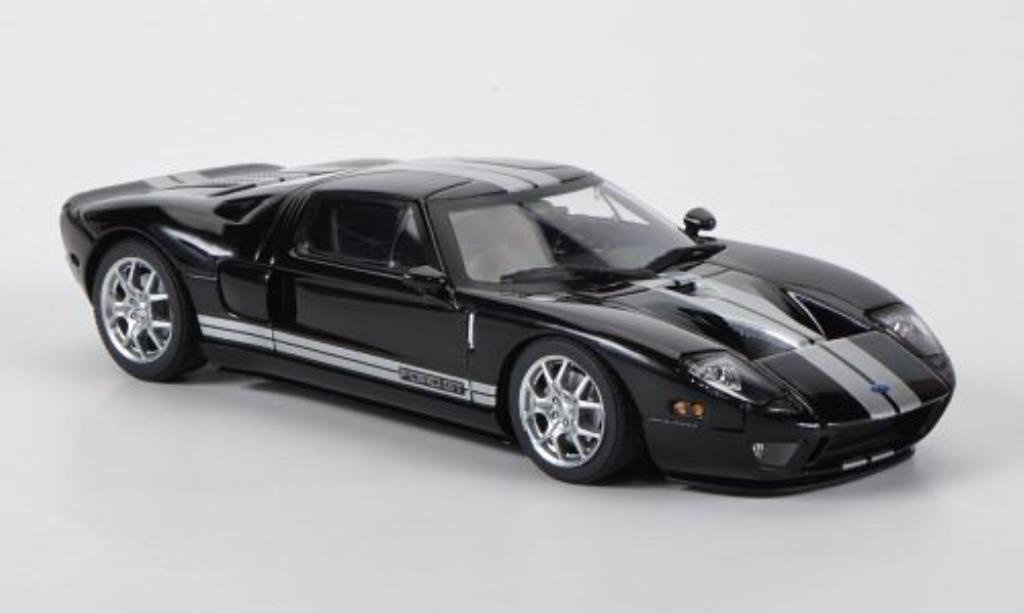 Ford GT 1/43 Minichamps zwart/grijs 2006 modelauto