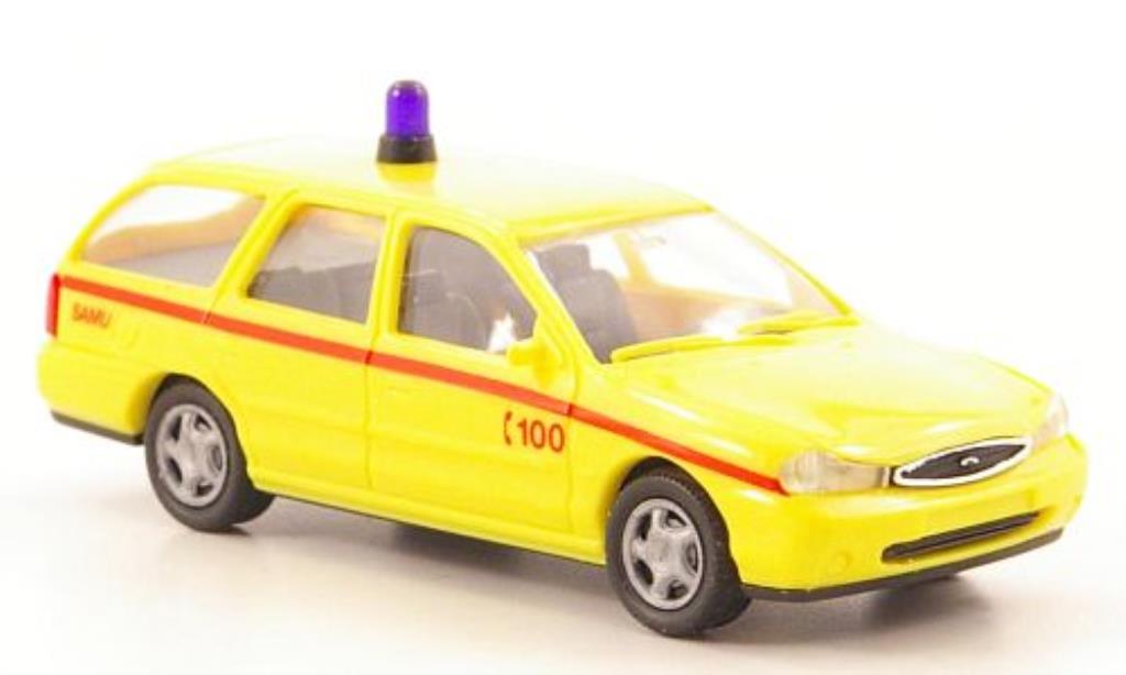 Ford Mondeo 1/87 Rietze MkII Turnier SAMU (SM-B) - Notarzt modelauto