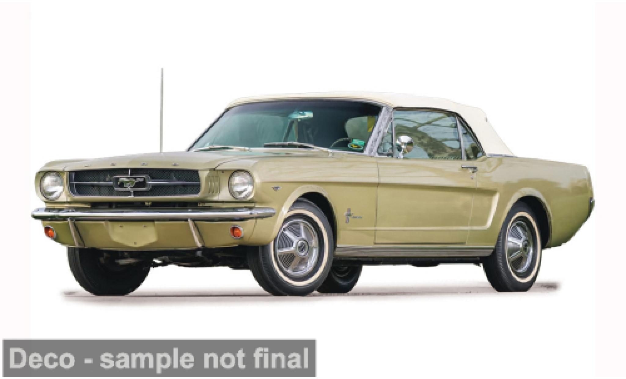Ford Mustang 1/43 IXO America Cabriolet gold/beige 1965 1:43 modelauto
