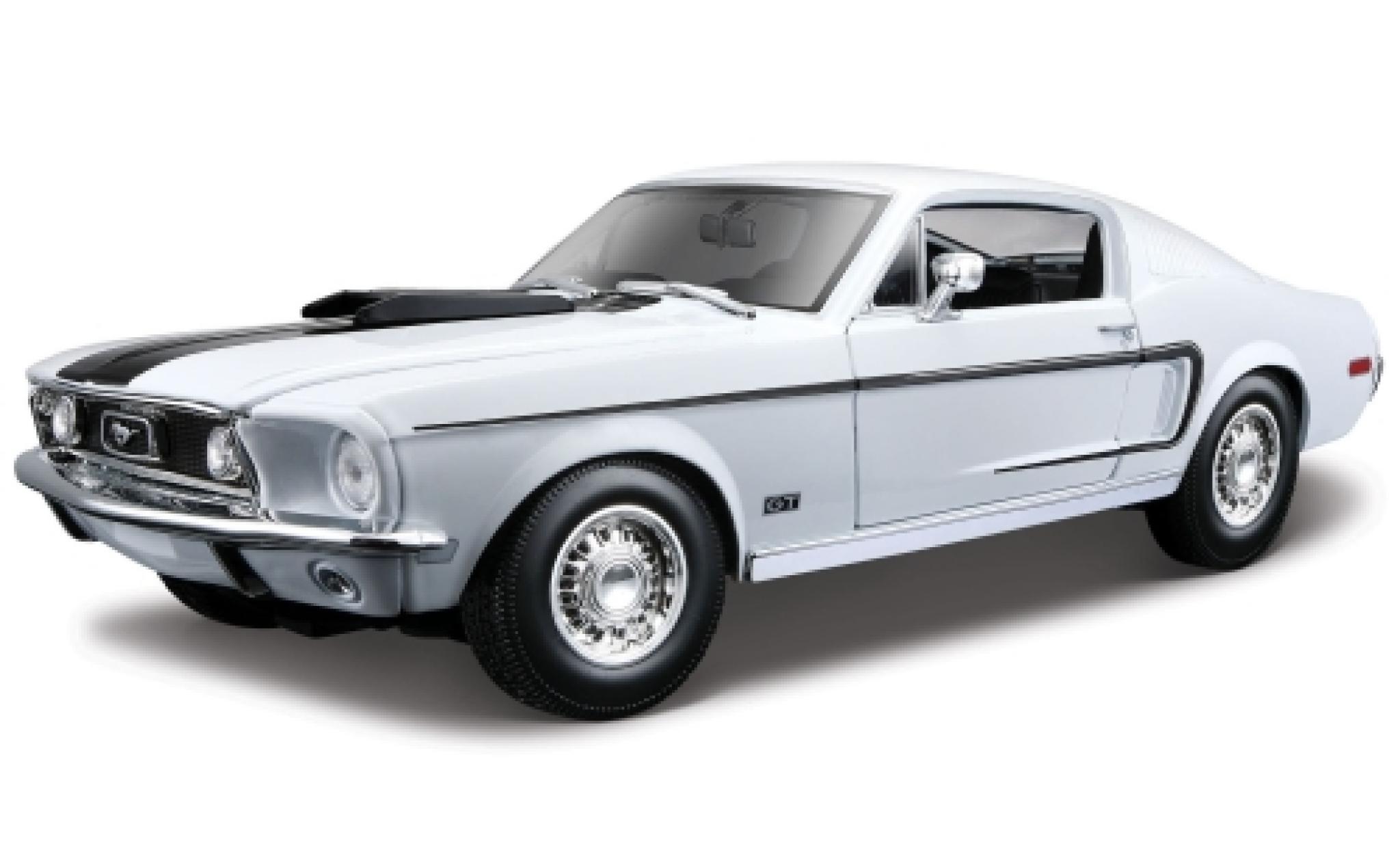 Ford Mustang 1/18 Maisto GT Cob wit 1:18 modelauto