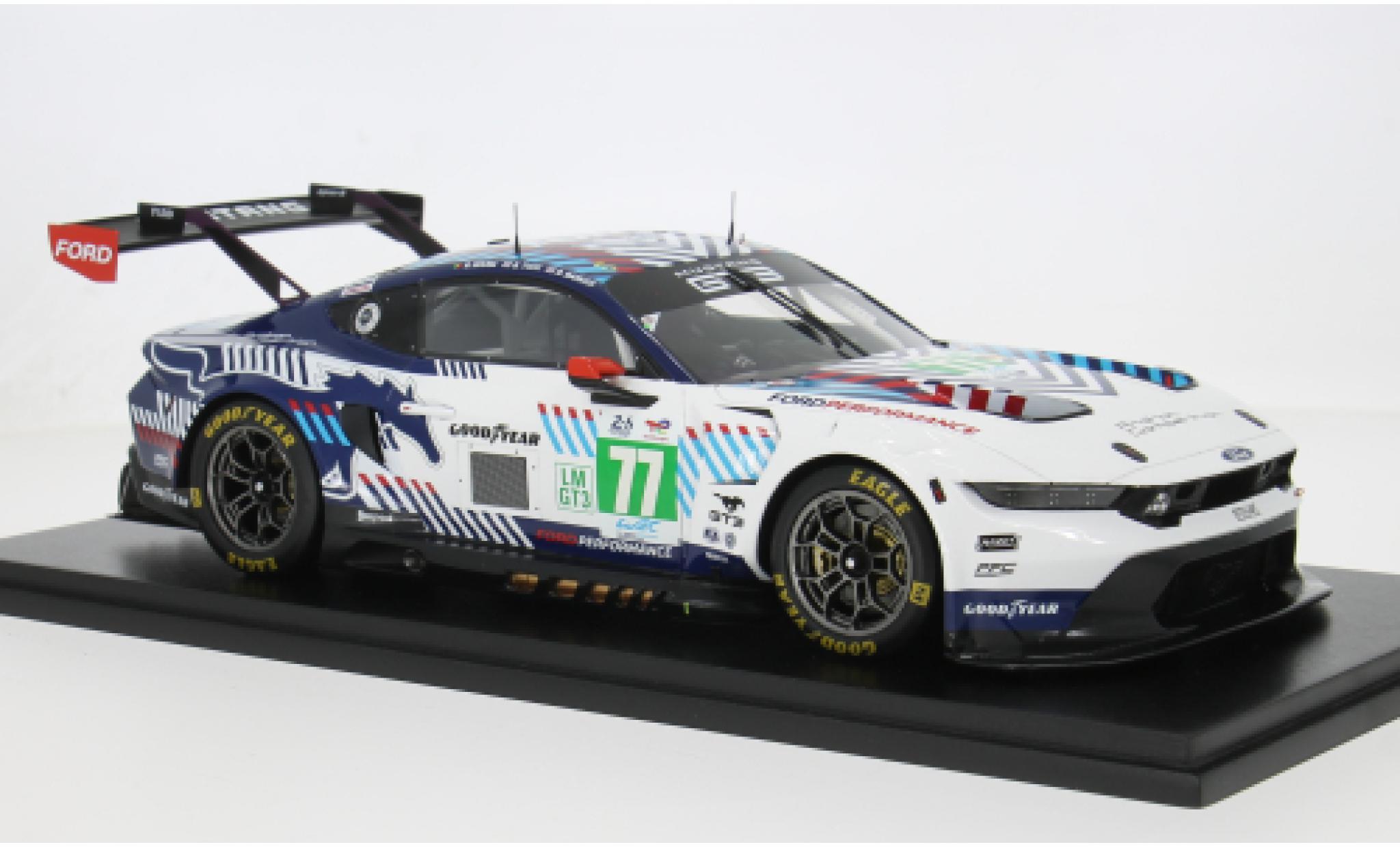 Ford Mustang 1/18 Spark LMGT3 24h Le Mans 2025 #77 B.Sousa/B.Tuck 1:18 modelauto