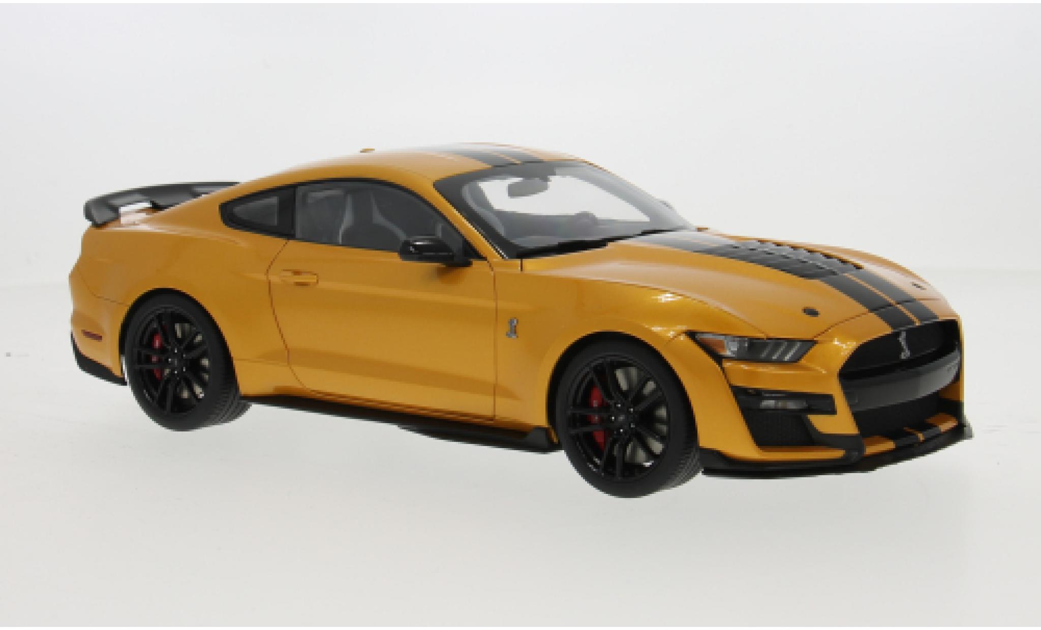 Shelby GT 500 1/18 AUTOart Ford Mustang oranje/zwart 1:18 modelauto
