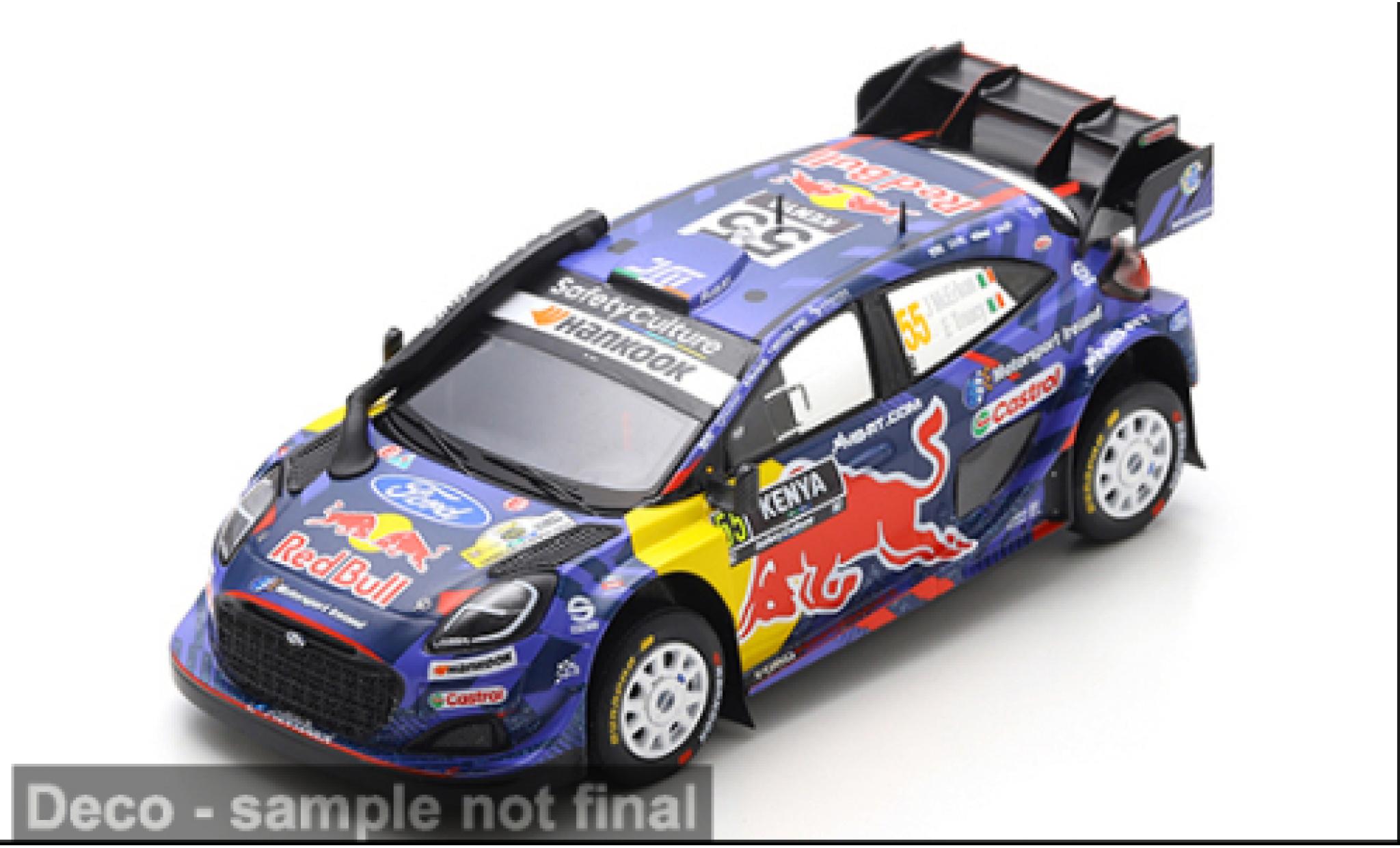 Ford Puma 1/43 Spark Rally1 Rallye Safari 2025 #55 J.McErLean/E.Treacy 1:43 modelauto