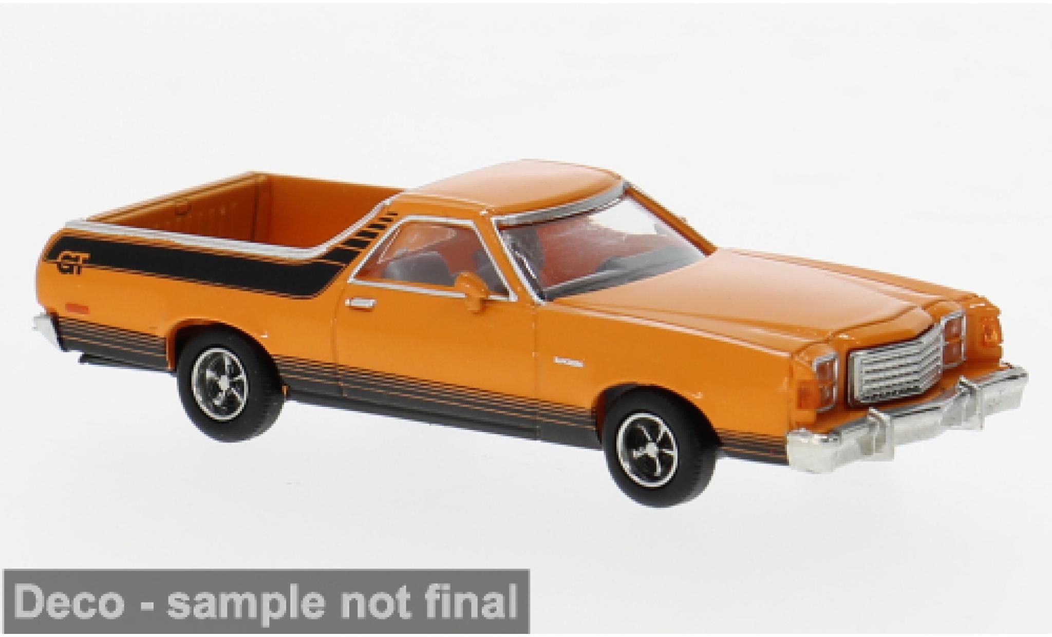 Ford Ranchero 1/87 Brekina GT oranje 1977 1:87 modelauto