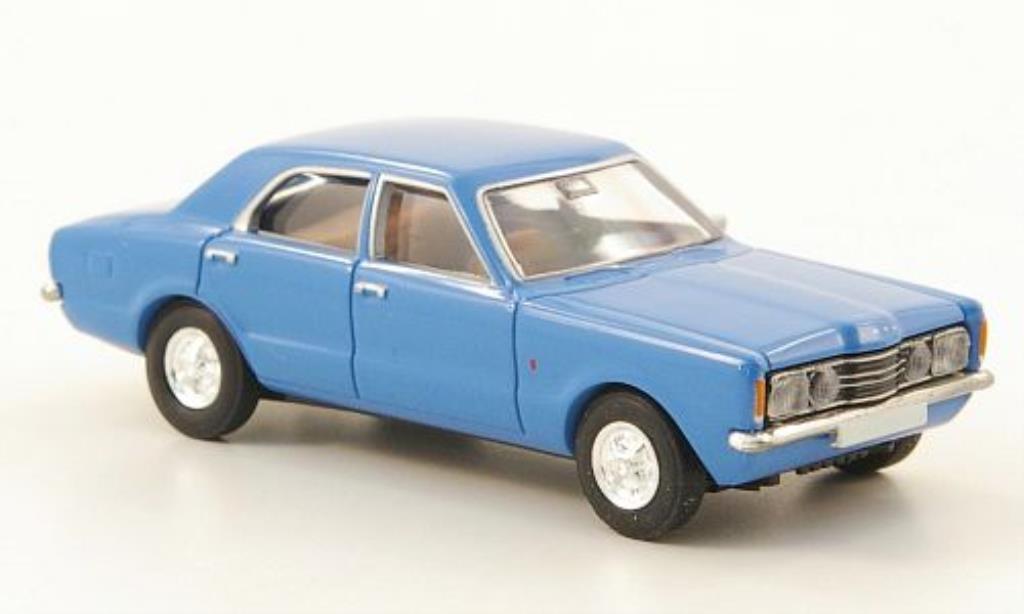 Ford Taunus 1/87 Brekina GT blauw modelauto