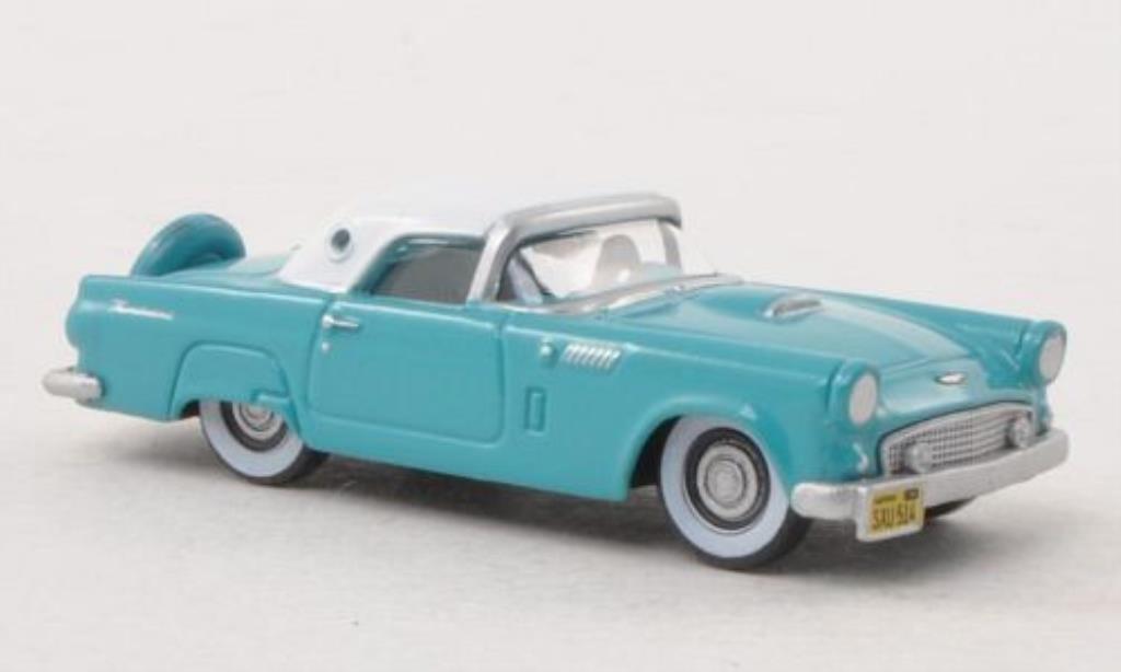 Ford Thunderbird 1/87 Oxford blauw/wit 1956 modelauto