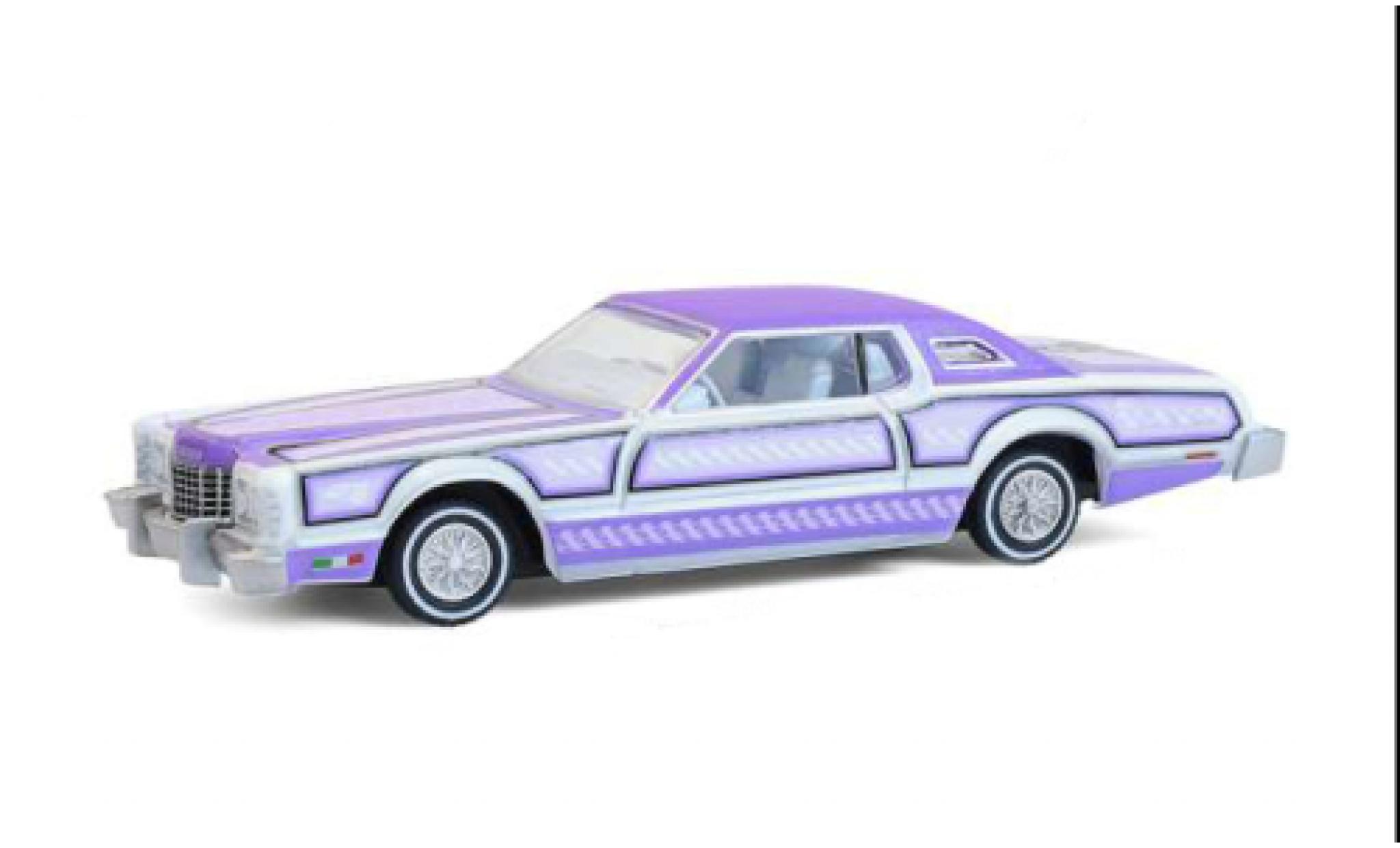 Ford Thunderbird 1/64 Greenlight paars/lila 1973 1:64 modelauto