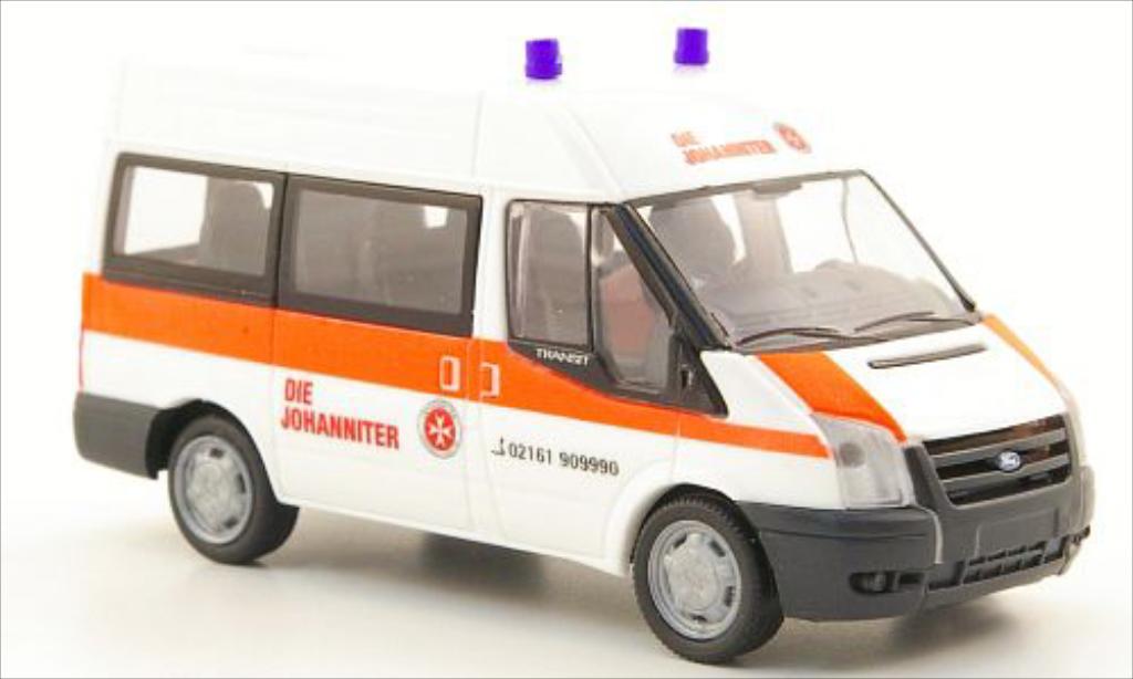 Ford Transit 1/87 Rietze 06 Bus Johanniter Monchengladbach modelauto