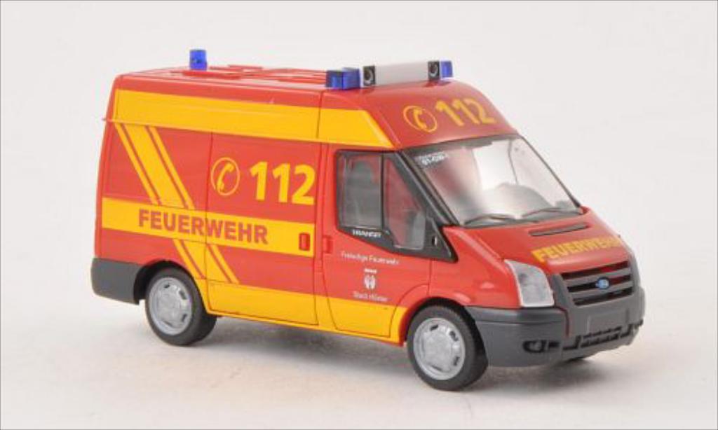 Ford Transit 1/87 Rietze Brandweer Hoxter 2006 modelauto