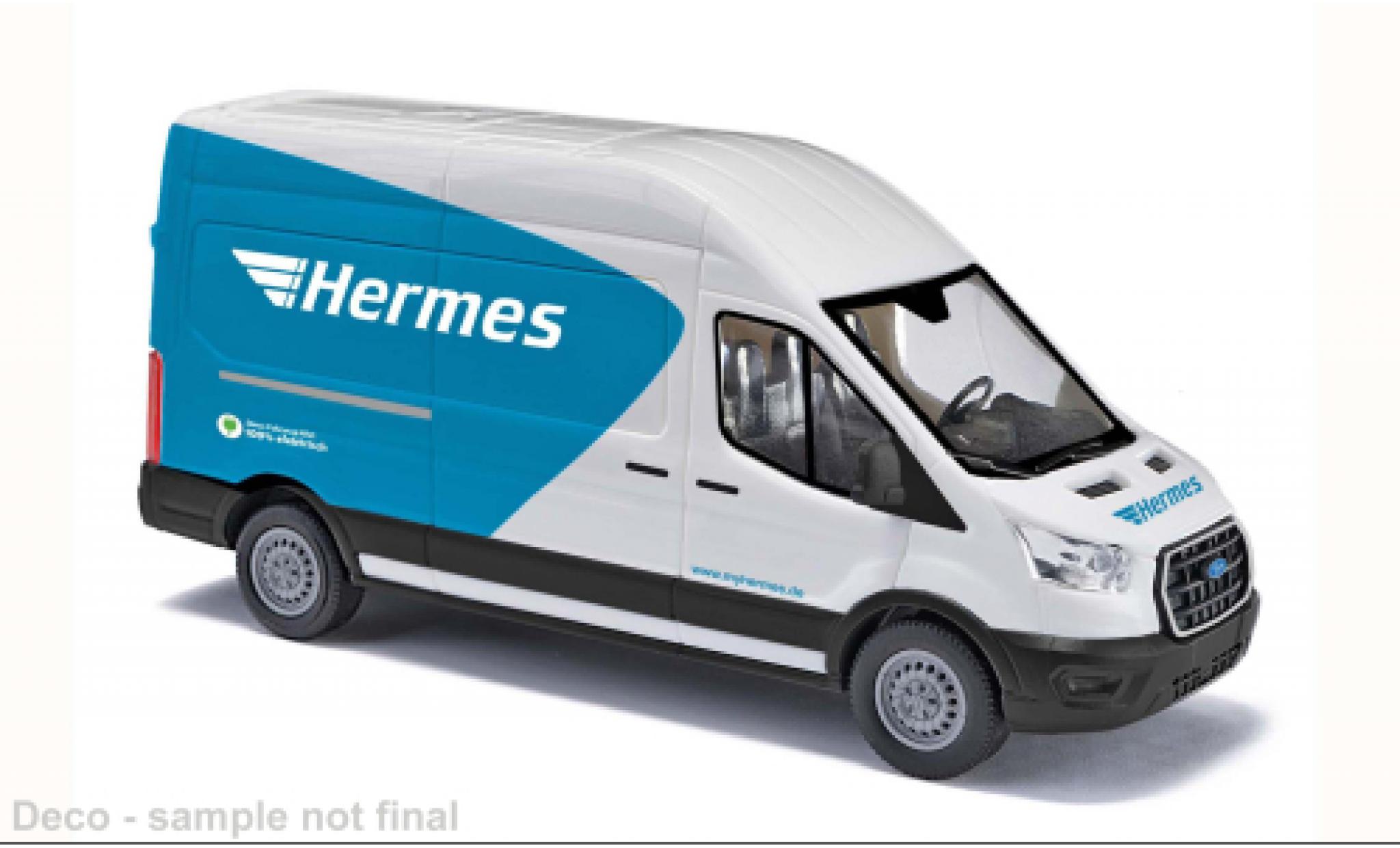 Ford Transit 1/87 Busch Kasten 2014 Hermes 1:87 modelauto