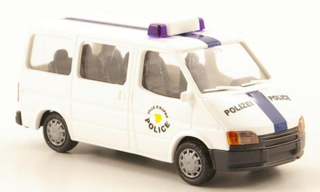 Ford Transit 1/87 Rietze MkIV Bus Ville DEupen Politie (SM-B) modelauto