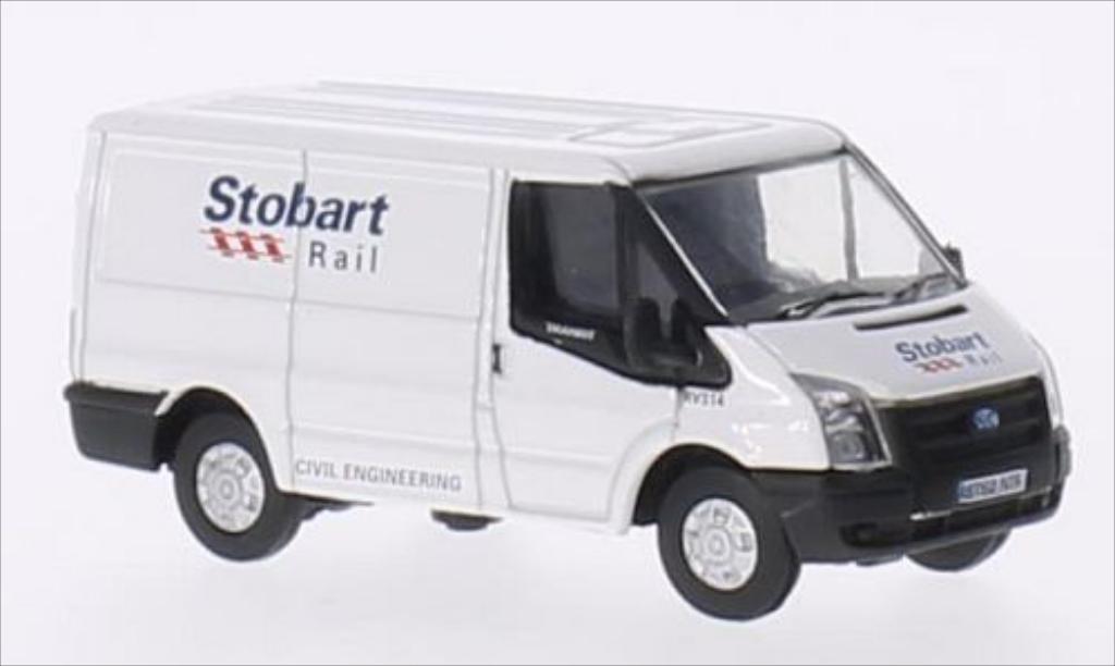 Ford Transit 1/76 Oxford RHD Stobart Rail modelauto