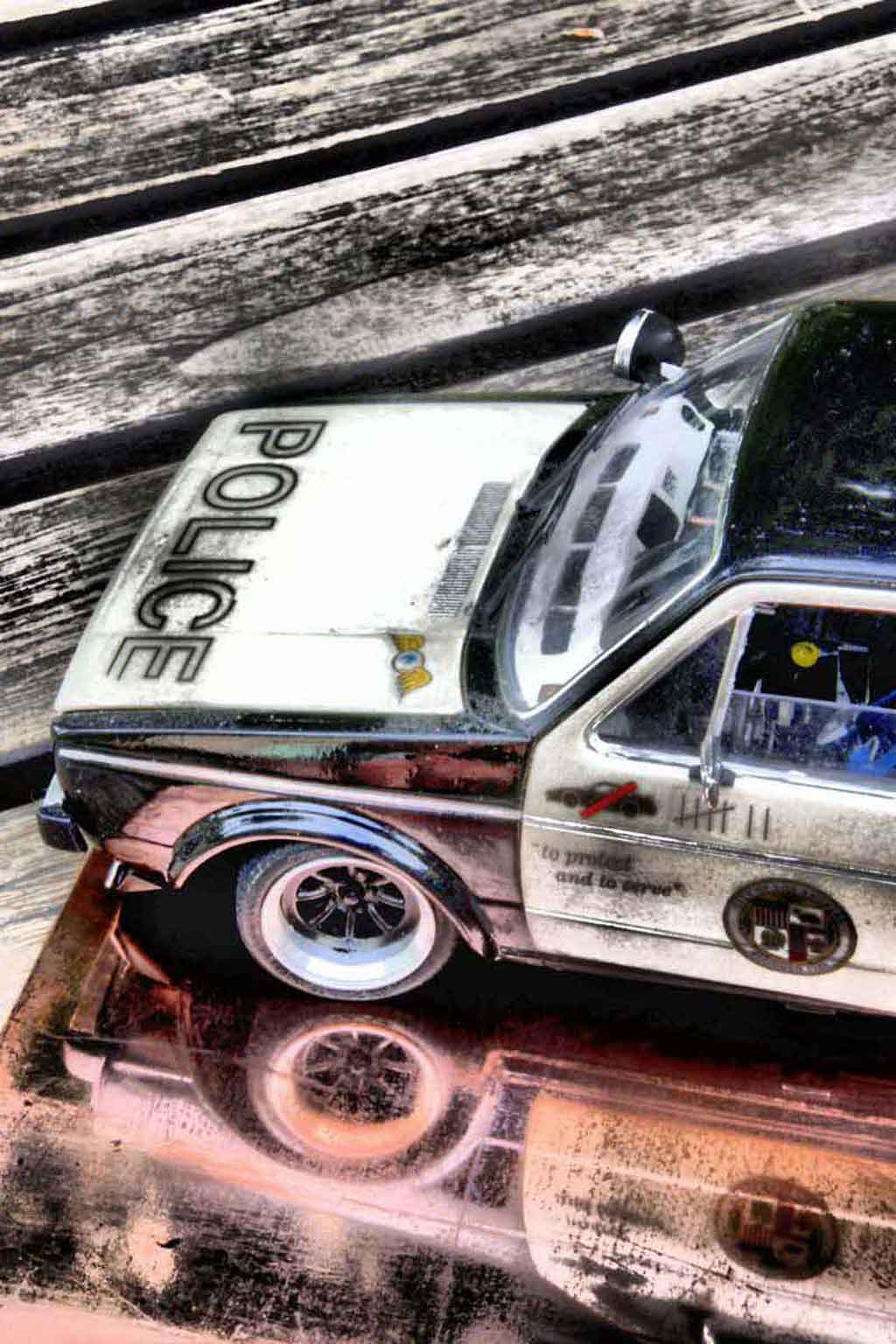 Volkswagen Golf GTI politie / politie 1/18 Solido