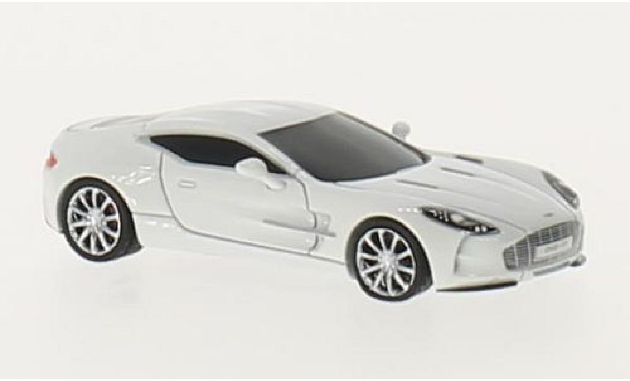 Aston Martin One 1/87 FrontiArt -77 wit modelauto