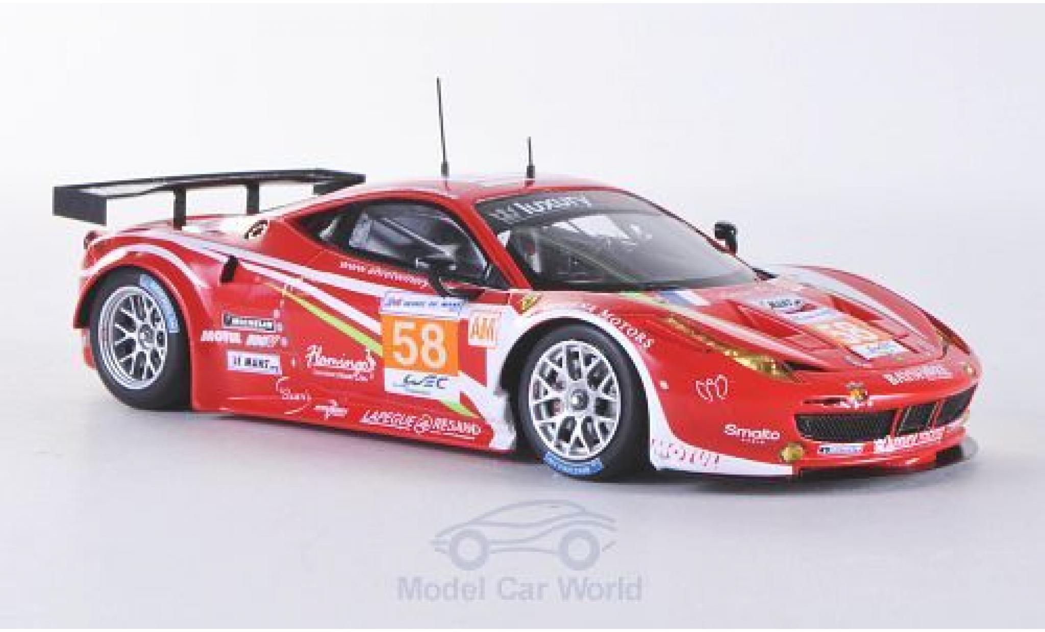 Ferrari 458 Italia GT2 1/43 Fujimi Italia GT2 No.58 Luxury Racing 24h Le Mans 2012 modelauto