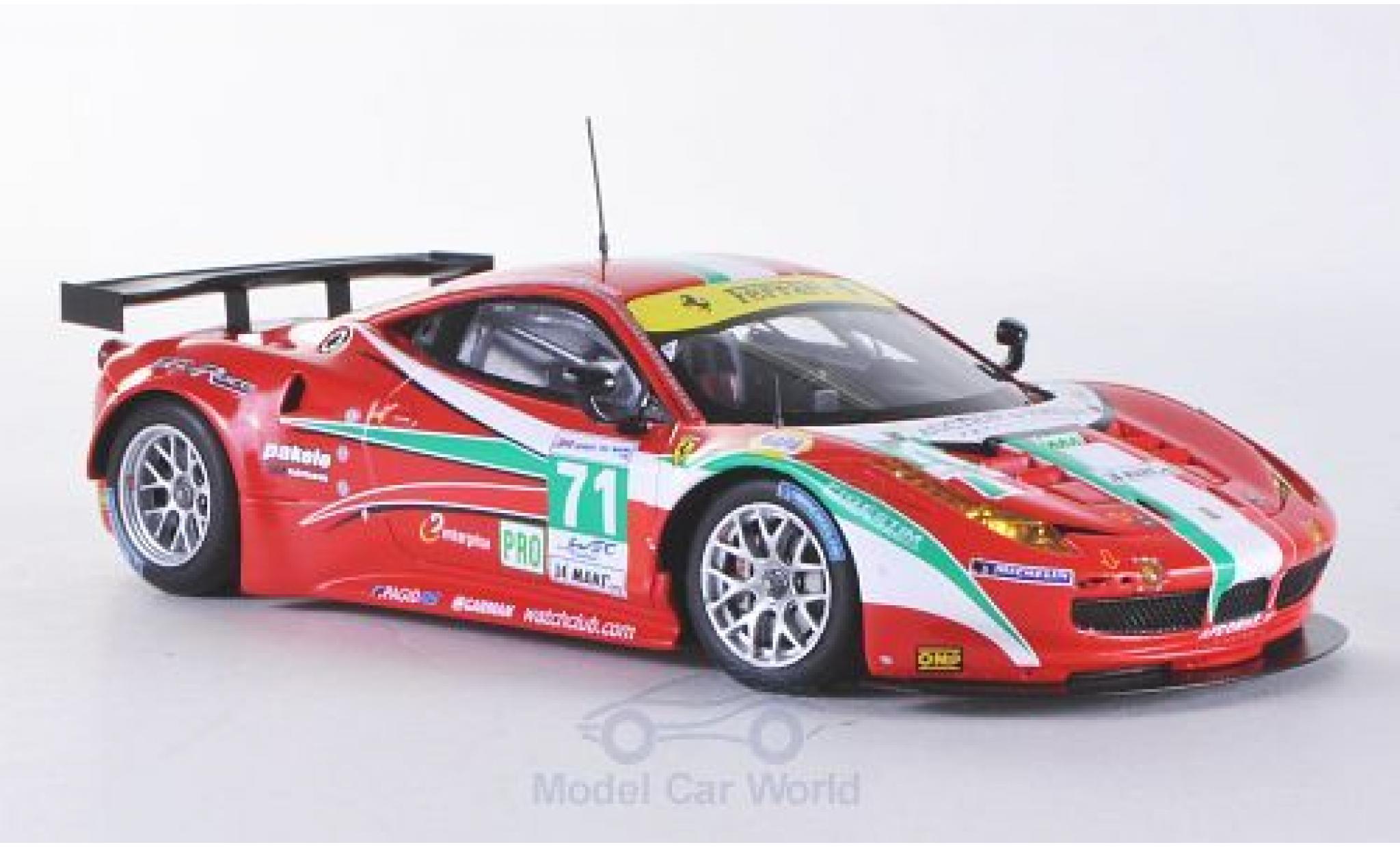 Ferrari 458 Italia GT2 1/43 Fujimi Italia GT2 No.71 AF Corse 24h Le Mans 2012 modelauto