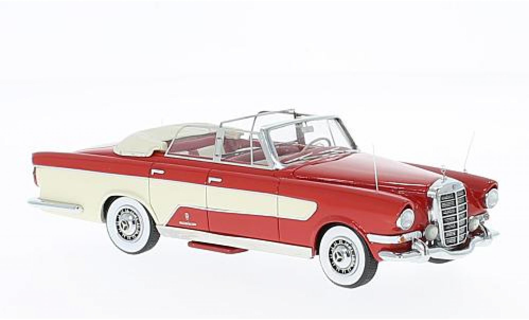 Mercedes 300 1/43 Matrix Ghia C rood 1:43 modelauto