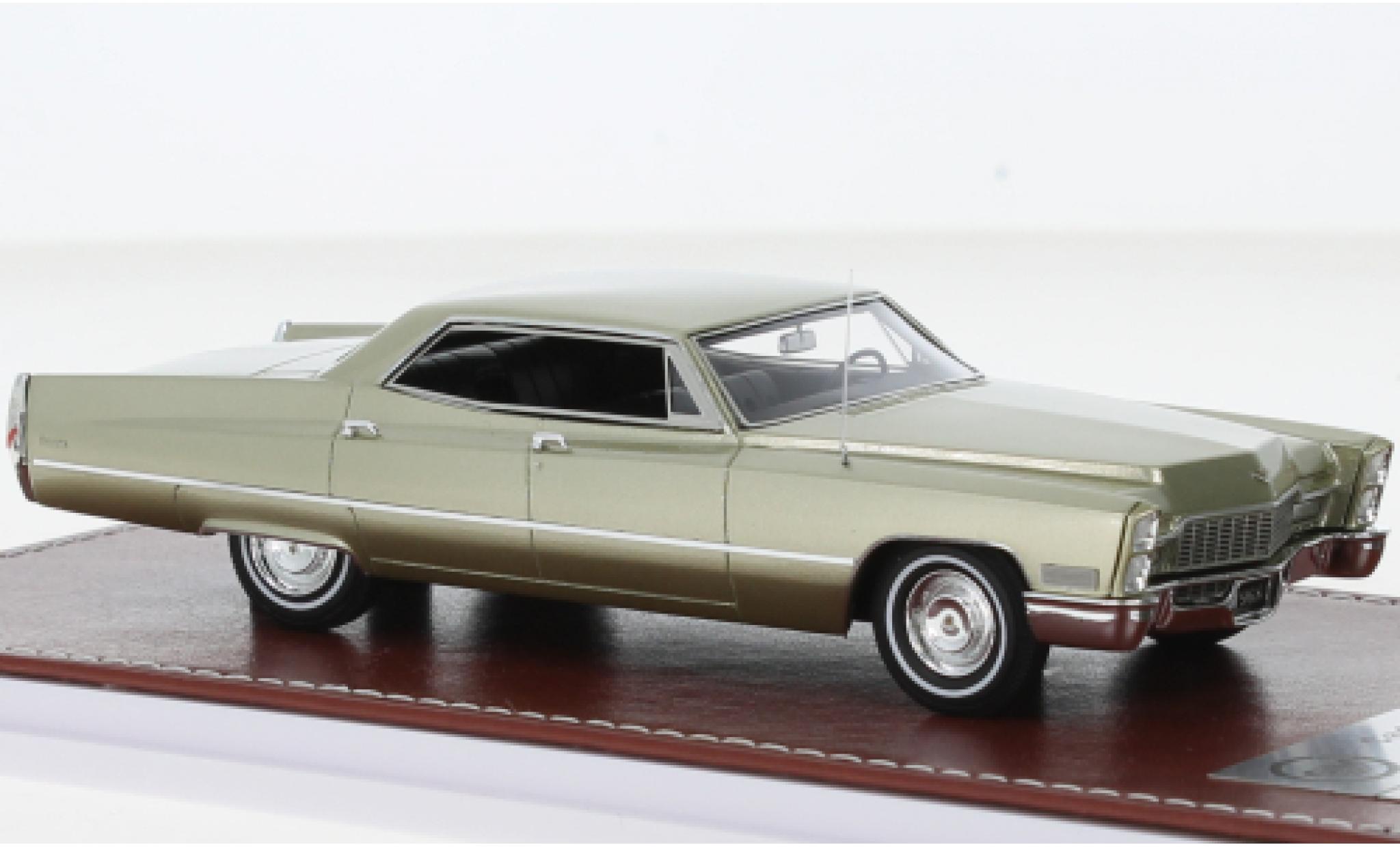 Cadillac Deville 1/43 GIM   Great Iconic Models DeVille Sedan Hardtop metallic beige 1968 modelauto
