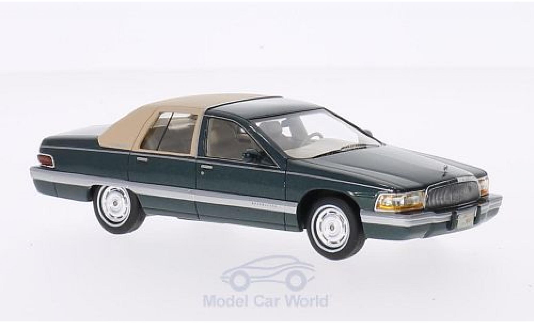 Buick Roadmaster 1/43 GLM groen/beige 1994 modelauto