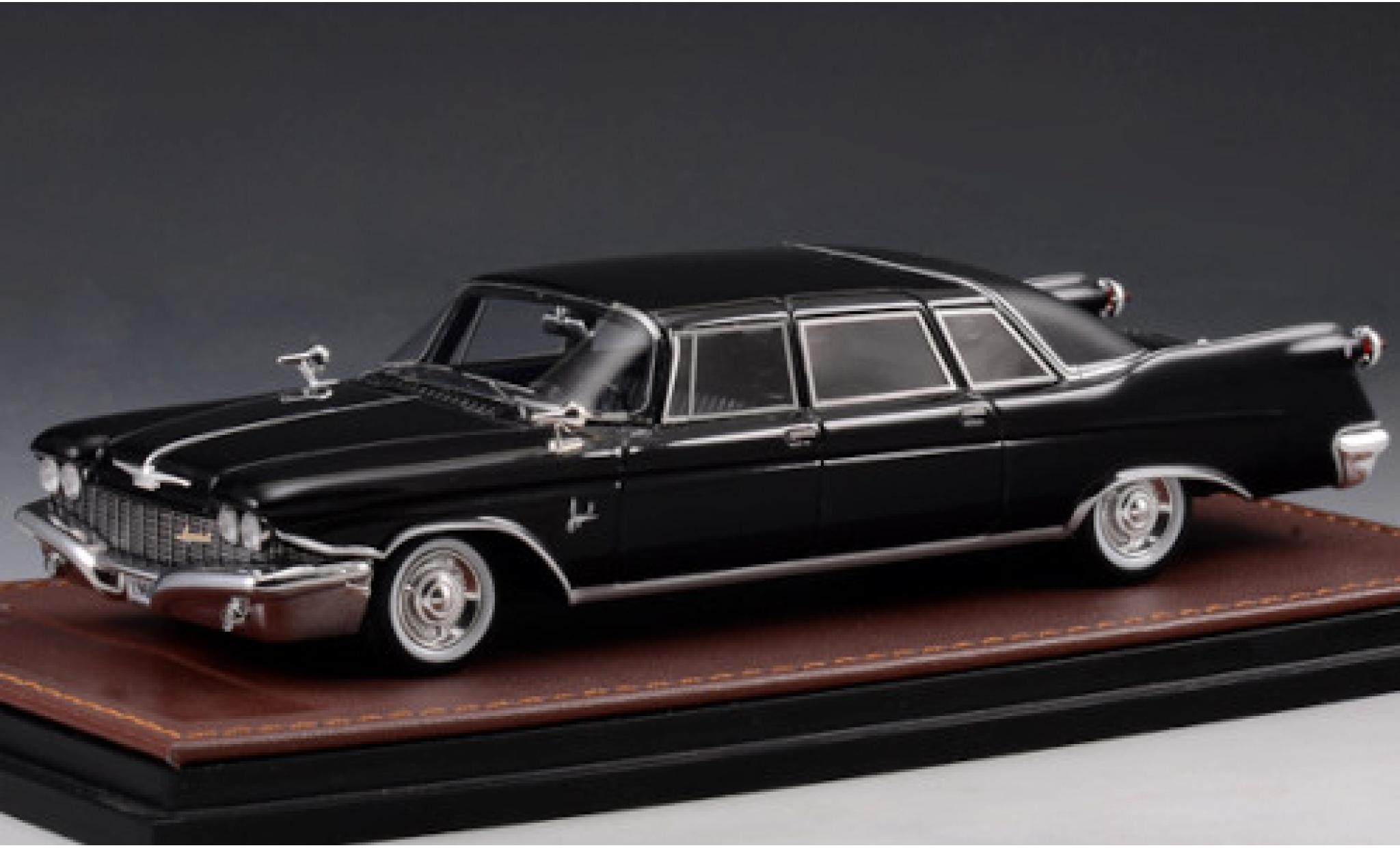 Chrysler Imperial 1/43 GLM Crown Ghia Sedan zwart/matt-zwart 1960 modelauto