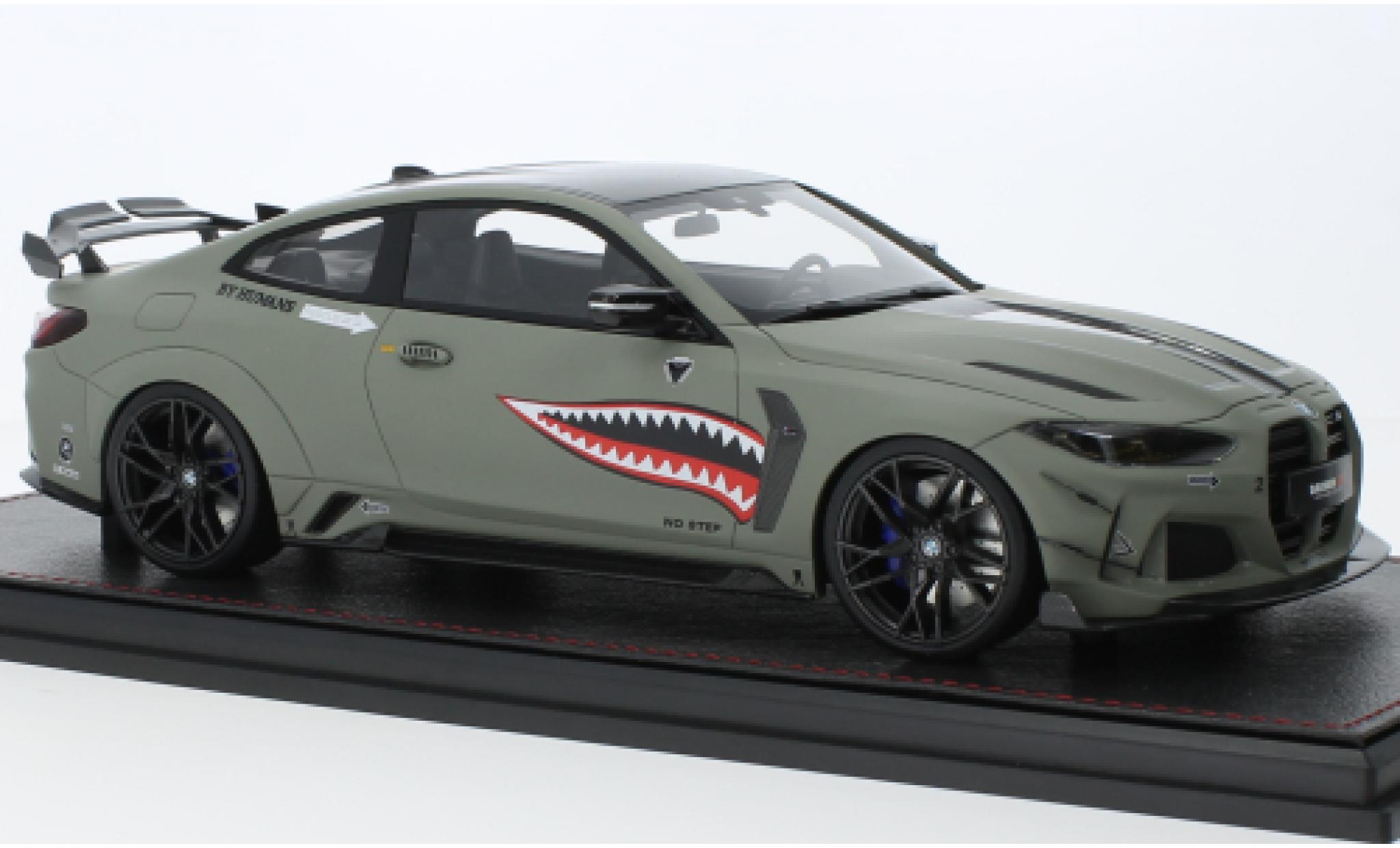 Bmw M4 1/18 GLM (G82) ByHumans Louisiana WBK grijs clair 2022 modelauto