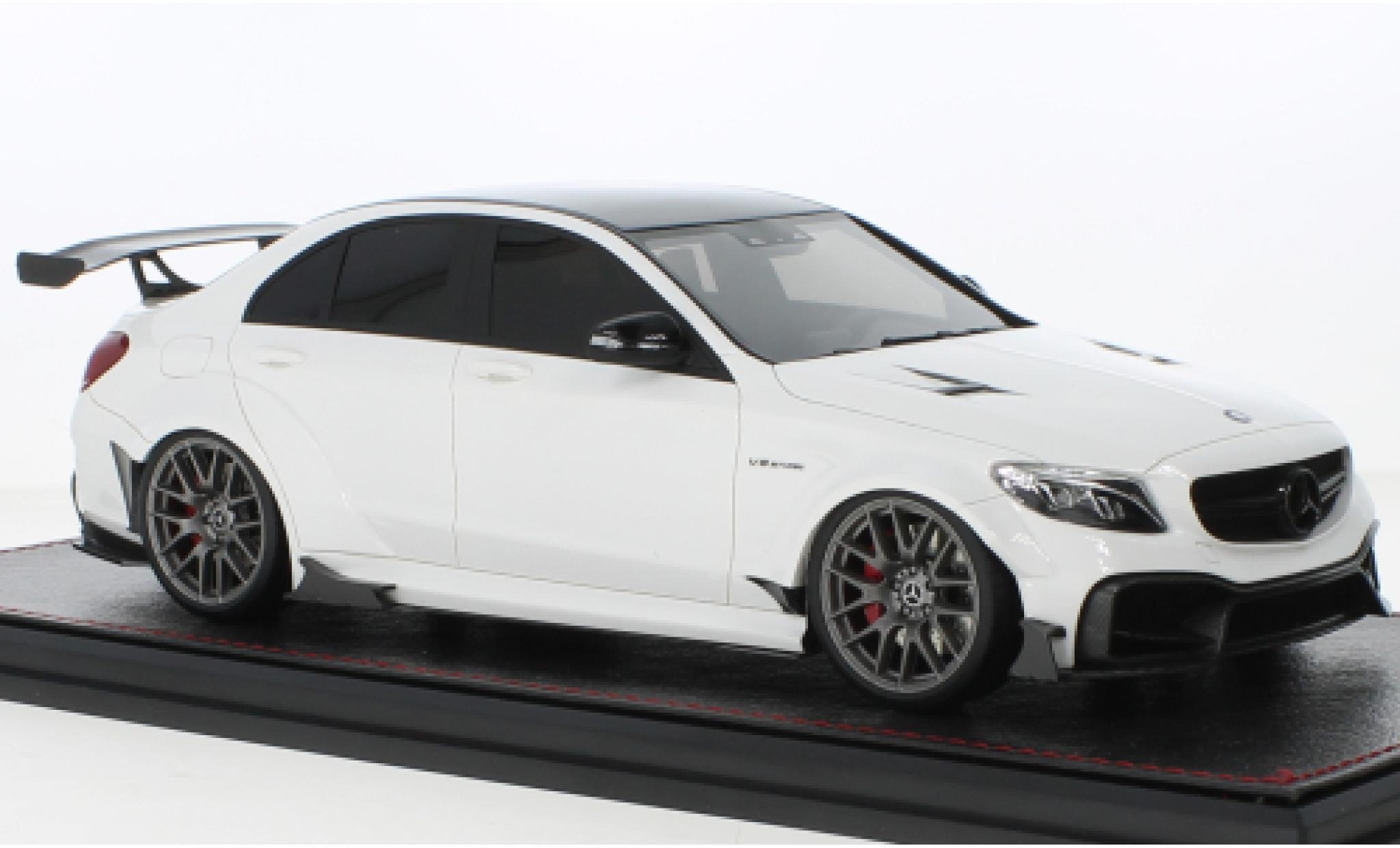 Mercedes Classe C 1/18 GLM AMG C 63S DarwinPRO Widebody wit modelauto