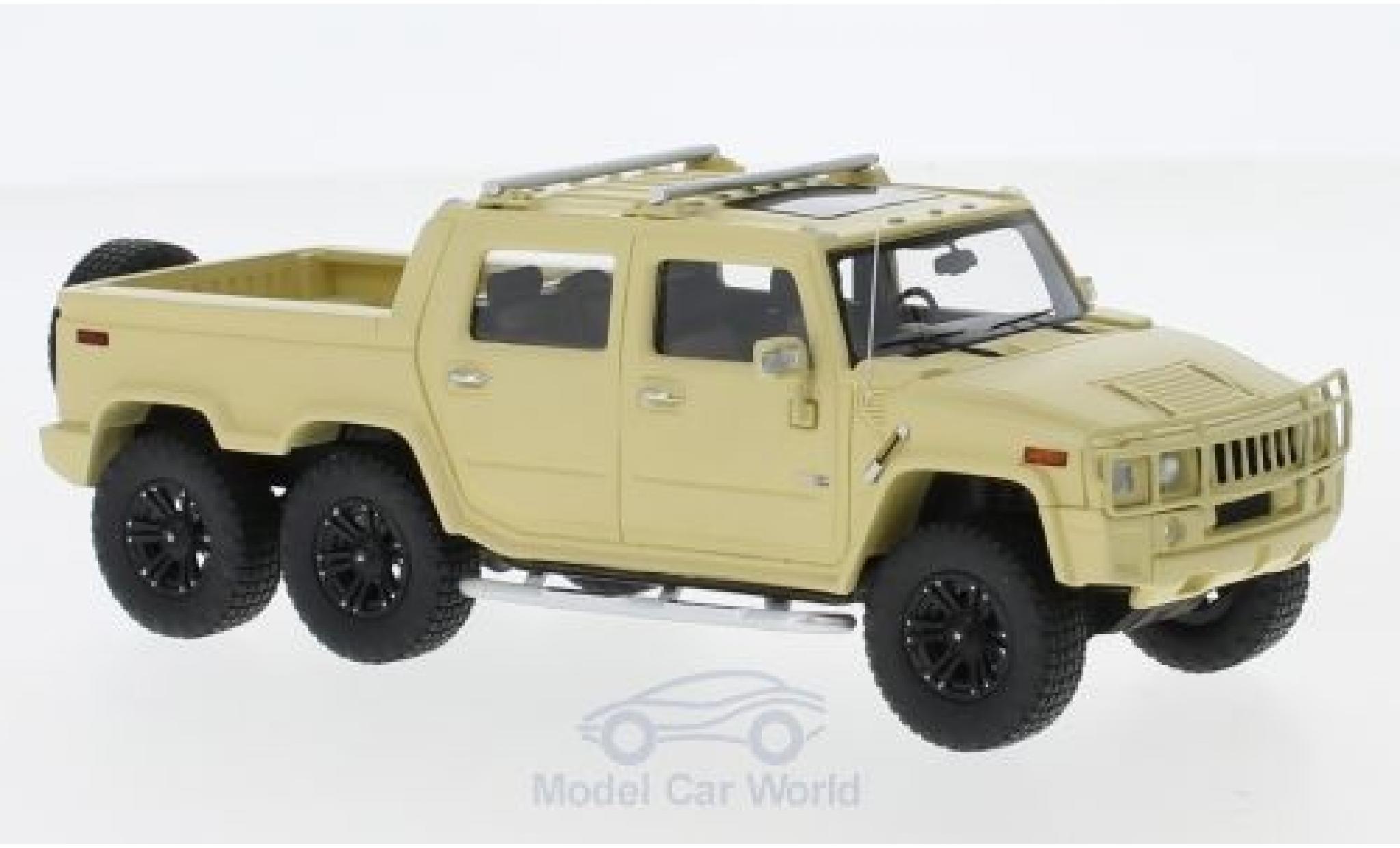 Hummer H2 1/43 GLM SUT 6 matt-beige 2012 modelauto