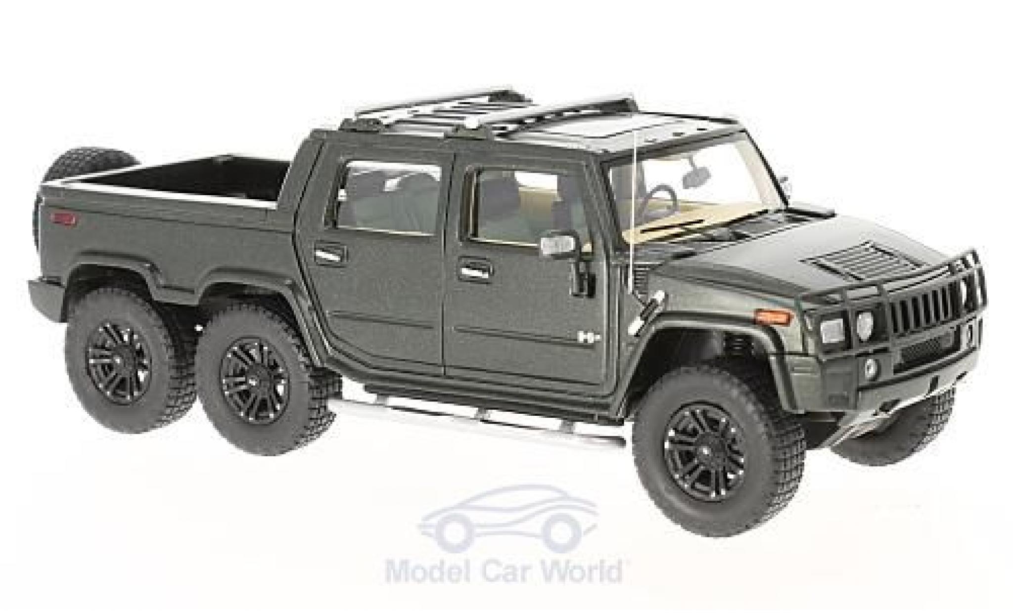 Hummer H2 1/43 GLM SUT 6 matt-groen 2012 modelauto